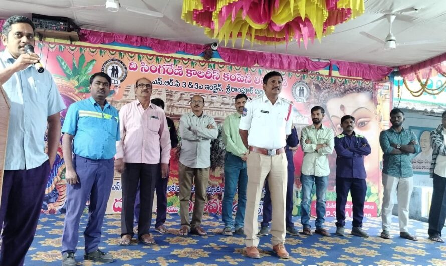 Traffic Rules : సింగరేణి ఉద్యోగులకు అవగాహన