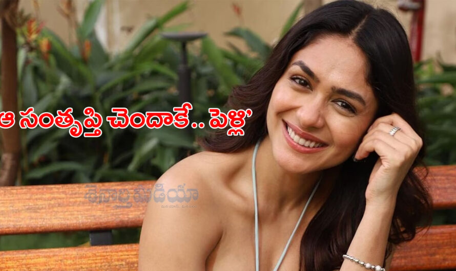 Mrunal Takur: ‘ఆ సంతృప్తి చెందాకే.. పెళ్లి’.. హీరోయిన్ షాకింగ్ కామెంట్స్