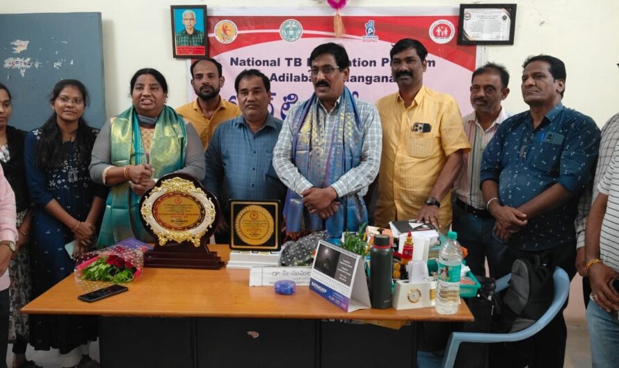 TB Control Officer: టీబీ నియంత్రణ అధికారికి సన్మానం