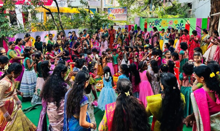 Batukamma Celebrations: వాక్స్పాప్ స్కూల్‌లో  బతుకమ్మ సంబరాలు