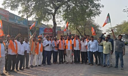 BJP celebrations in Keshavapatnam