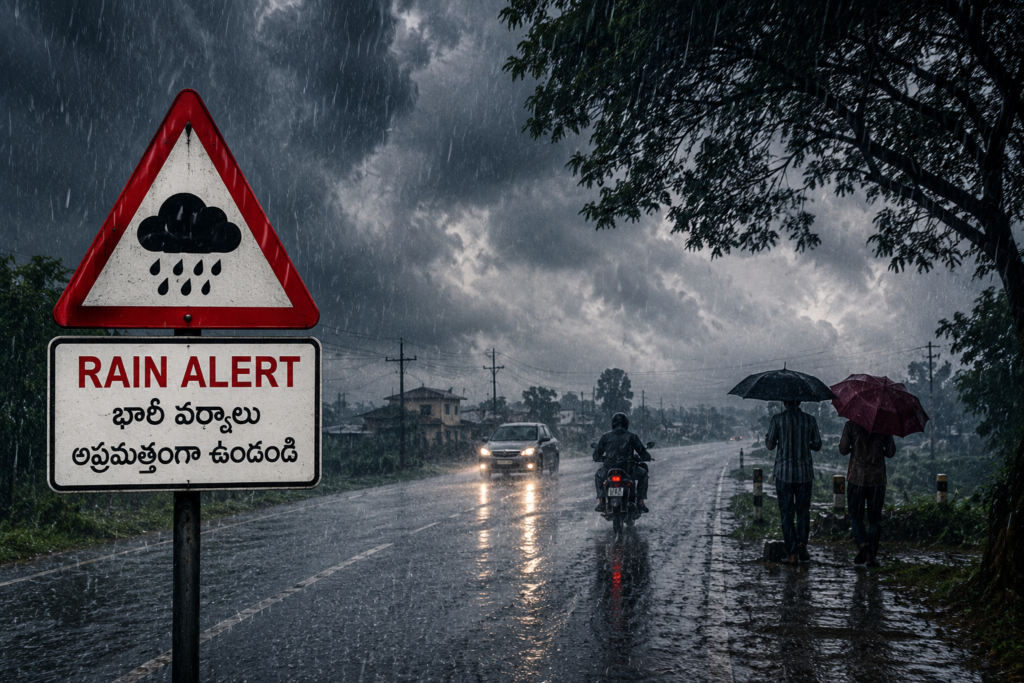 భారీ వర్షాలకు అప్రమత్తం